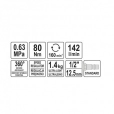 Clichet cu actionare pneumatica Yato YT-09803..